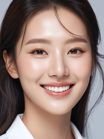 美女微笑露齿（一）