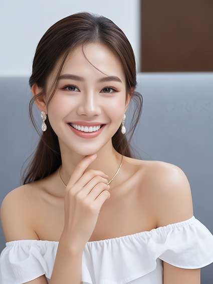 美女微笑露齿（二）