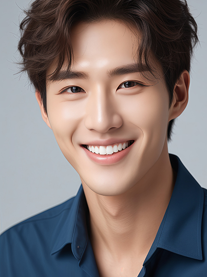 口腔 亚洲帅哥微笑肖像（二）AIGC