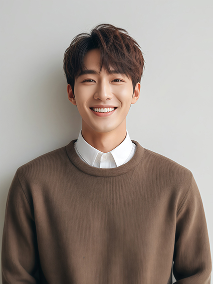 口腔 亚洲帅哥微笑肖像（二）AIGC