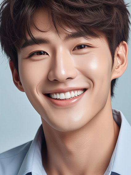 口腔 亚洲帅哥微笑肖像（二）AIGC