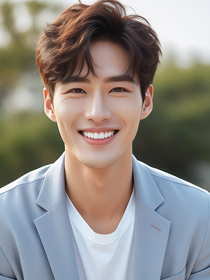 口腔 亚洲帅哥微笑肖像（二）AIGC