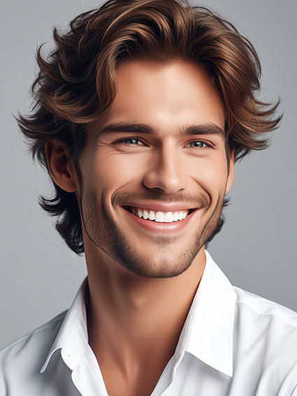 口腔 欧美帅哥微笑肖像（一）AIGC