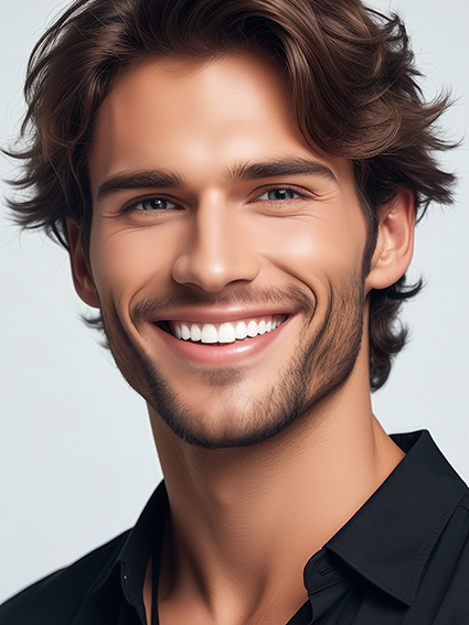 口腔 欧美帅哥微笑肖像（一）AIGC
