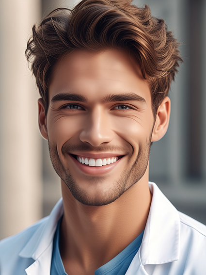 口腔 欧美帅哥微笑肖像（一）AIGC