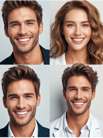 口腔 欧美帅哥微笑肖像（一）AIGC