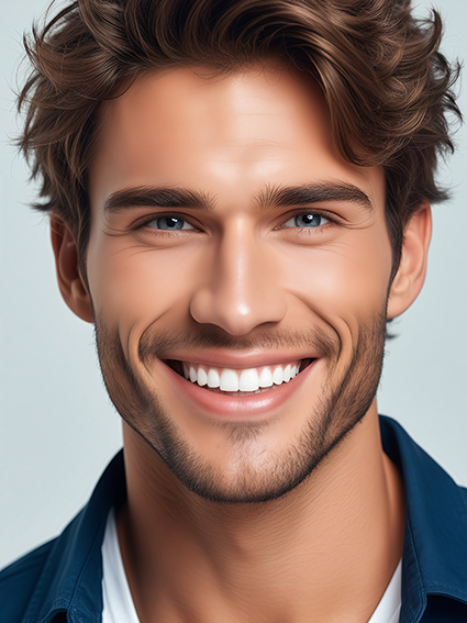 口腔 欧美帅哥微笑肖像（一）AIGC