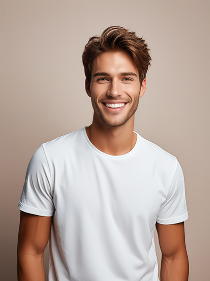 口腔 欧美帅哥微笑肖像（一）AIGC