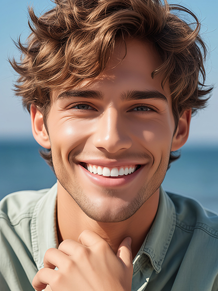 口腔 欧美帅哥微笑肖像（二）AIGC