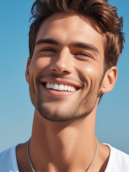 口腔 欧美帅哥微笑肖像（二）AIGC