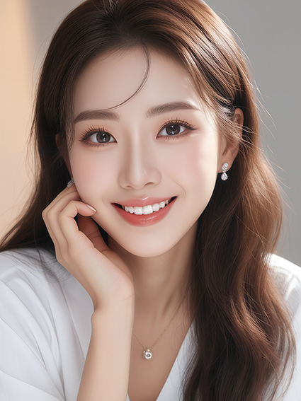医美口腔 美女微笑肖像（二）AIGC